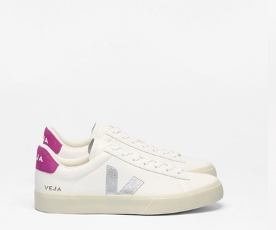 Zapatillas de piel | multicolor "campo - blanco_plata_ultraviole